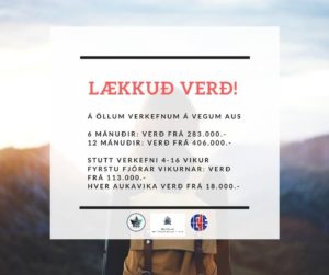 Lækkað verð